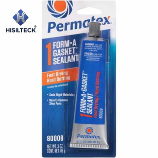 Permatex 80008 Red RTV Silicone Form A Gasket Sealant No. 1 for Oil Pan, Timing Cover, etc.