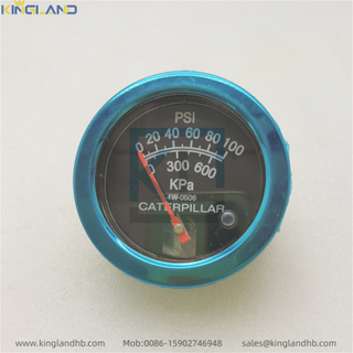 Engine Oil Pressure Gauge/Indicator 0-100psi/0-600kpa 60mm 12v/24v 4W0506 Fit For CATERPILLAR