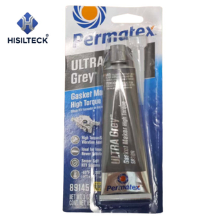 Permatex 82180 Ultra Grey RTV Silicone Gasket Maker Sealant for Oil Pan, Timing Cover, etc.